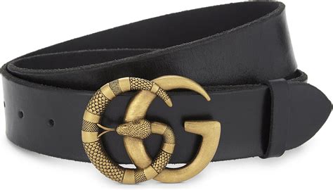 gucci snake belt men